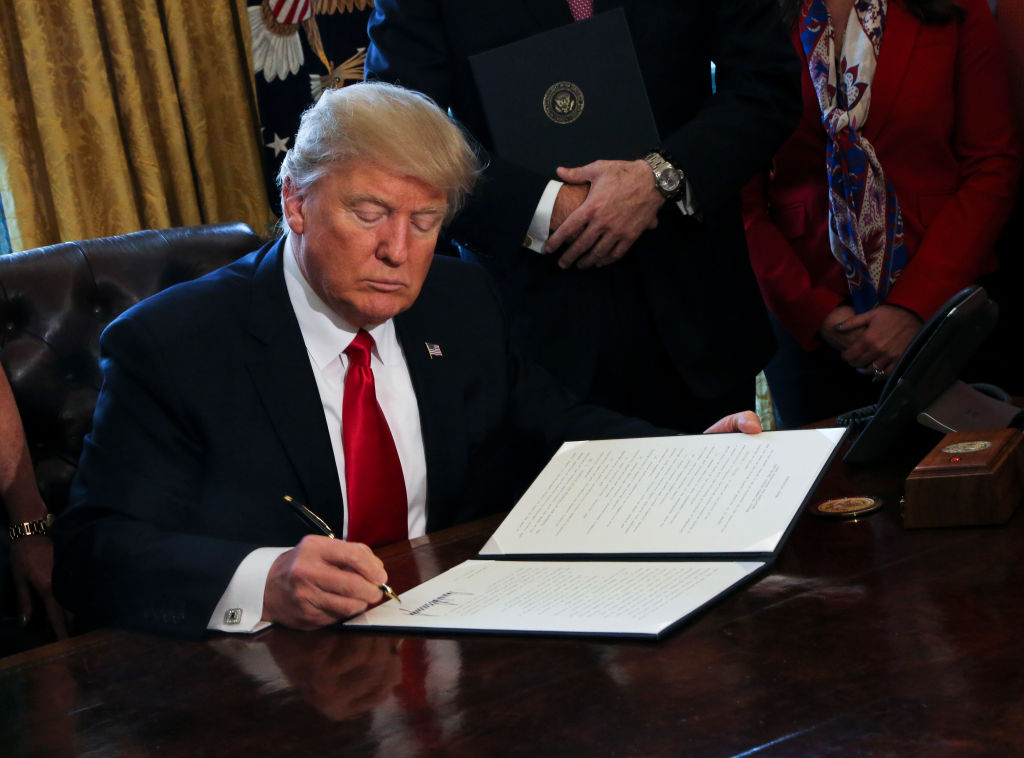 Trump signs Executive Orders