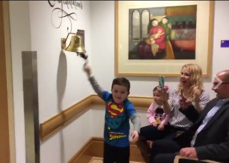 Little Boy Celebrates Last Chemo Session With An Adorable Dance
