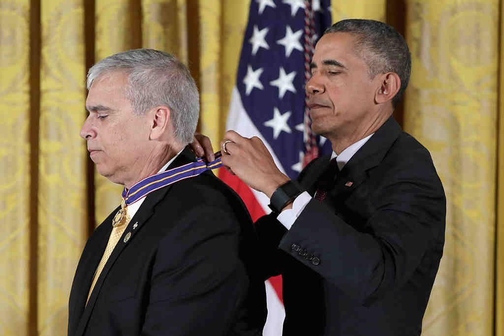 President Obama Awards Presidential Medals Of Valor At The White House