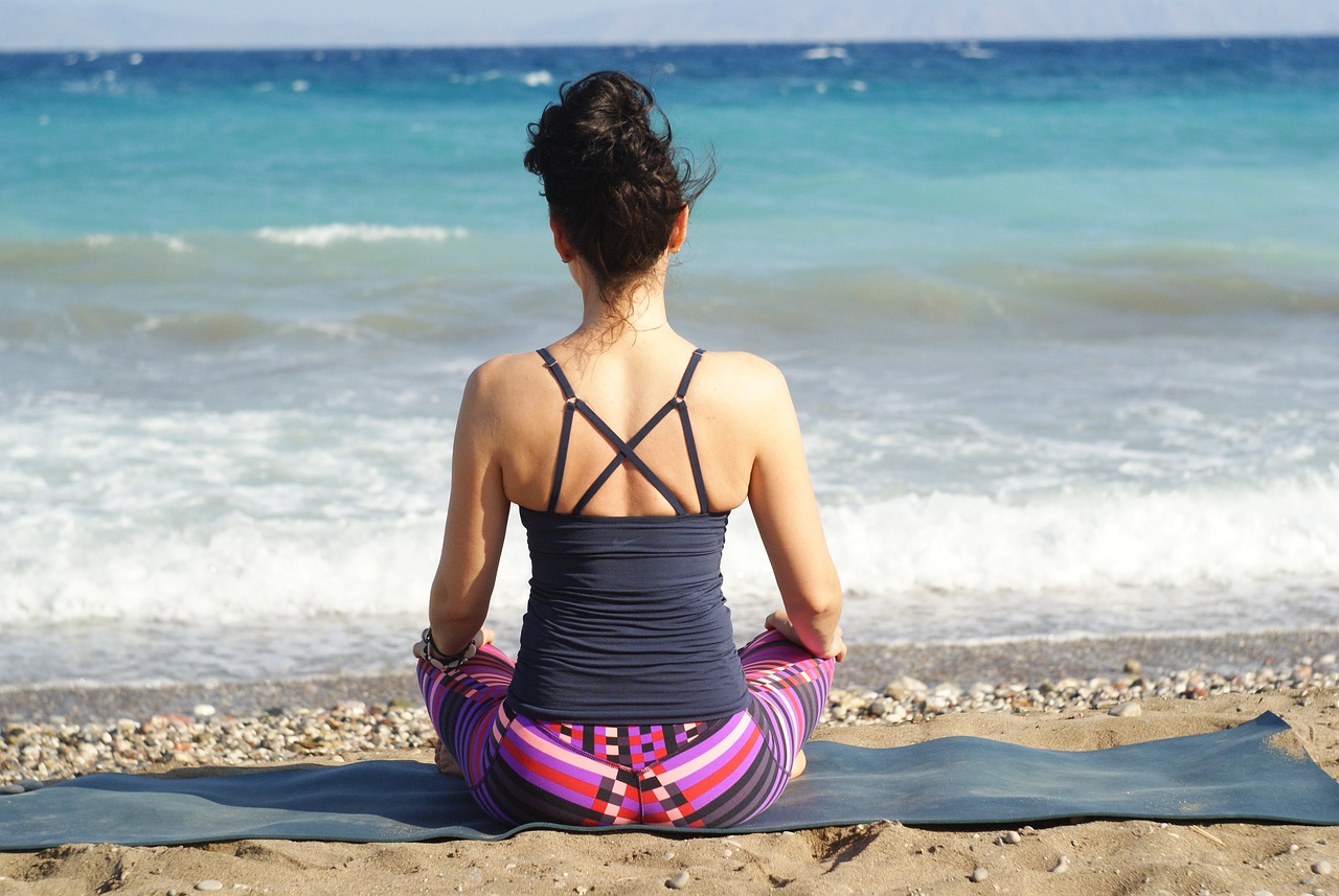 meditation by the sea