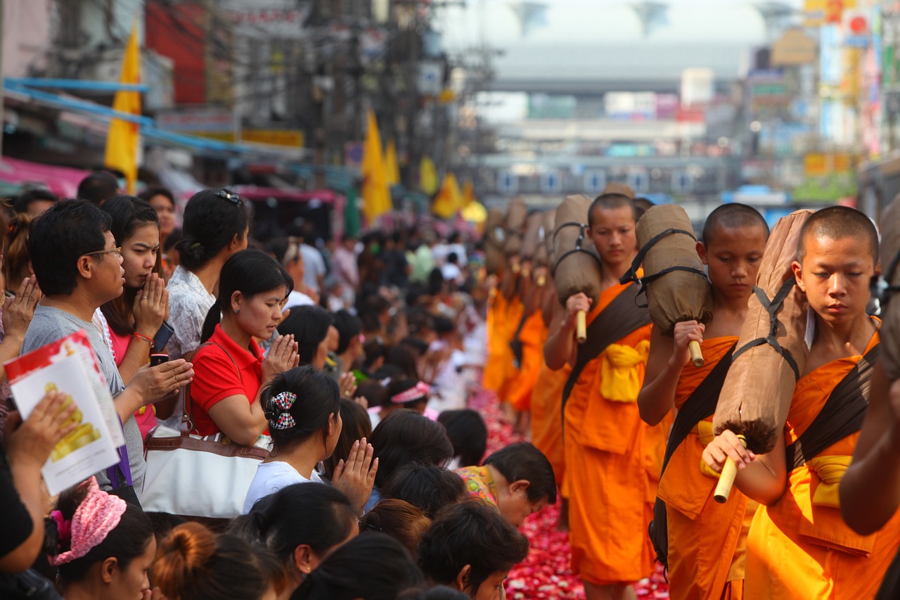 People gather in Thailand