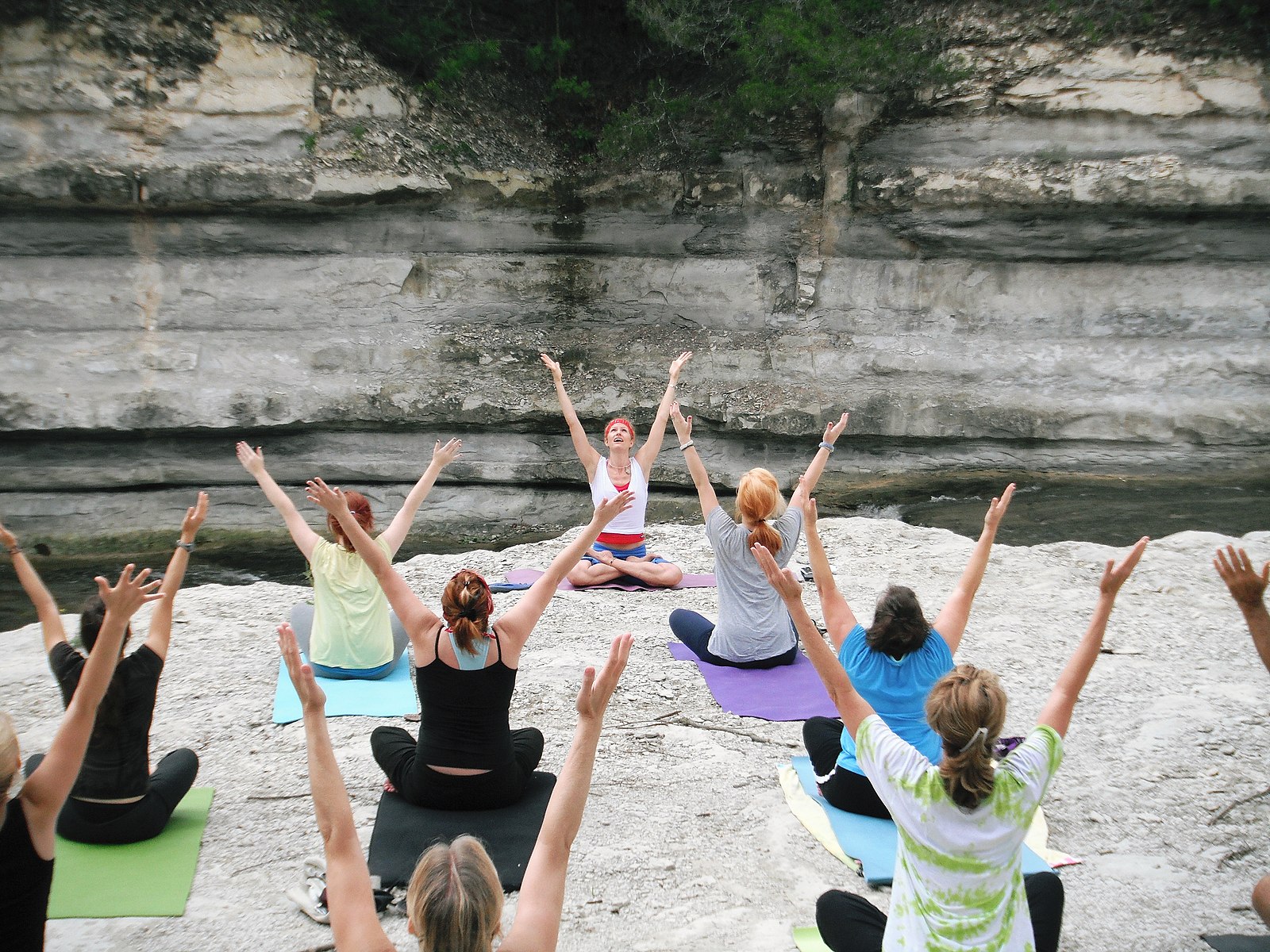 yoga as a group exercise